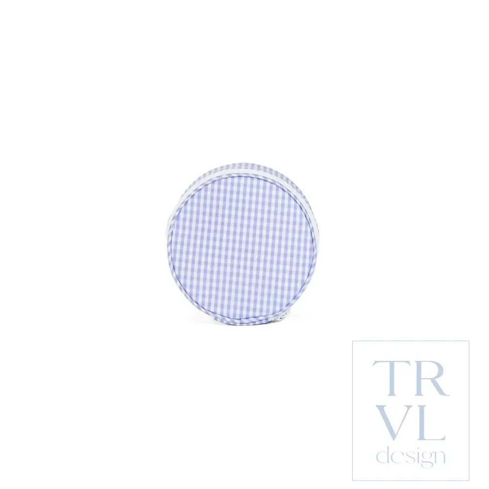 Jewelry Round - Round Up - Gingham Lilac - Jewelry Holders