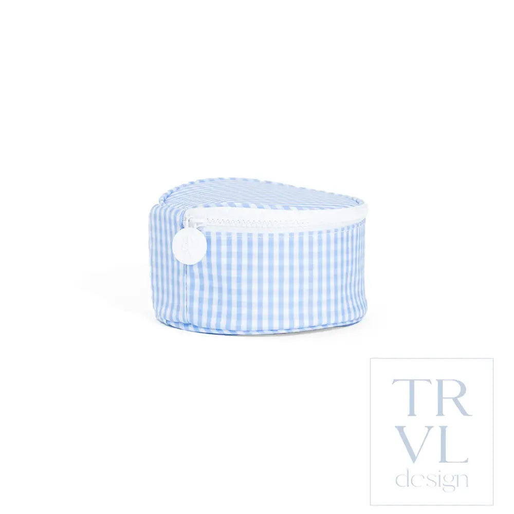 Jewelry Round - Round Up - Gingham Sky - Jewelry Holders