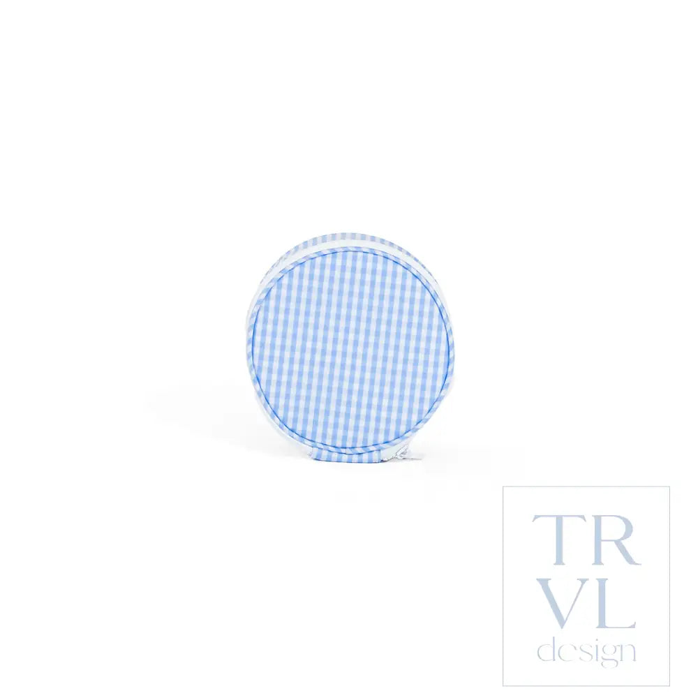 Jewelry Round - Round Up - Gingham Sky - Jewelry Holders