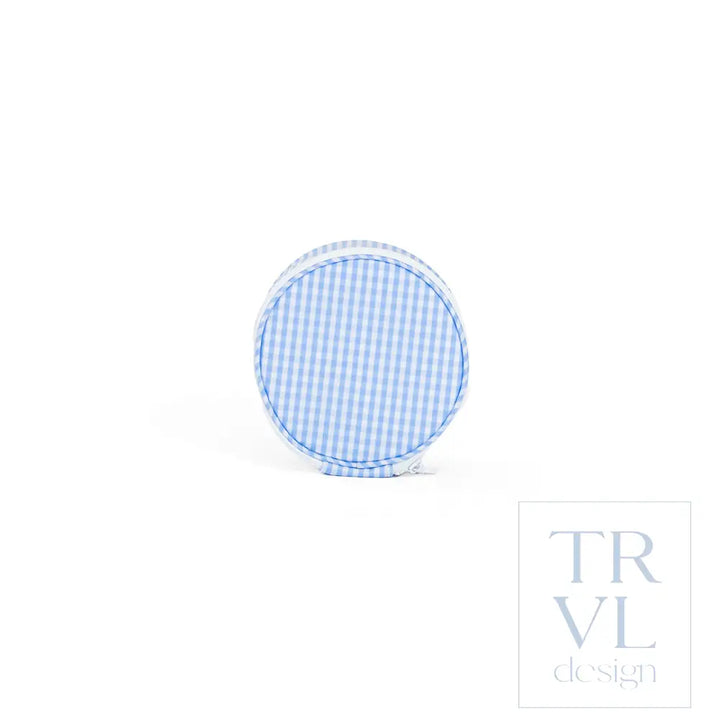 Jewelry Round - Round Up - Gingham Sky - Jewelry Holders
