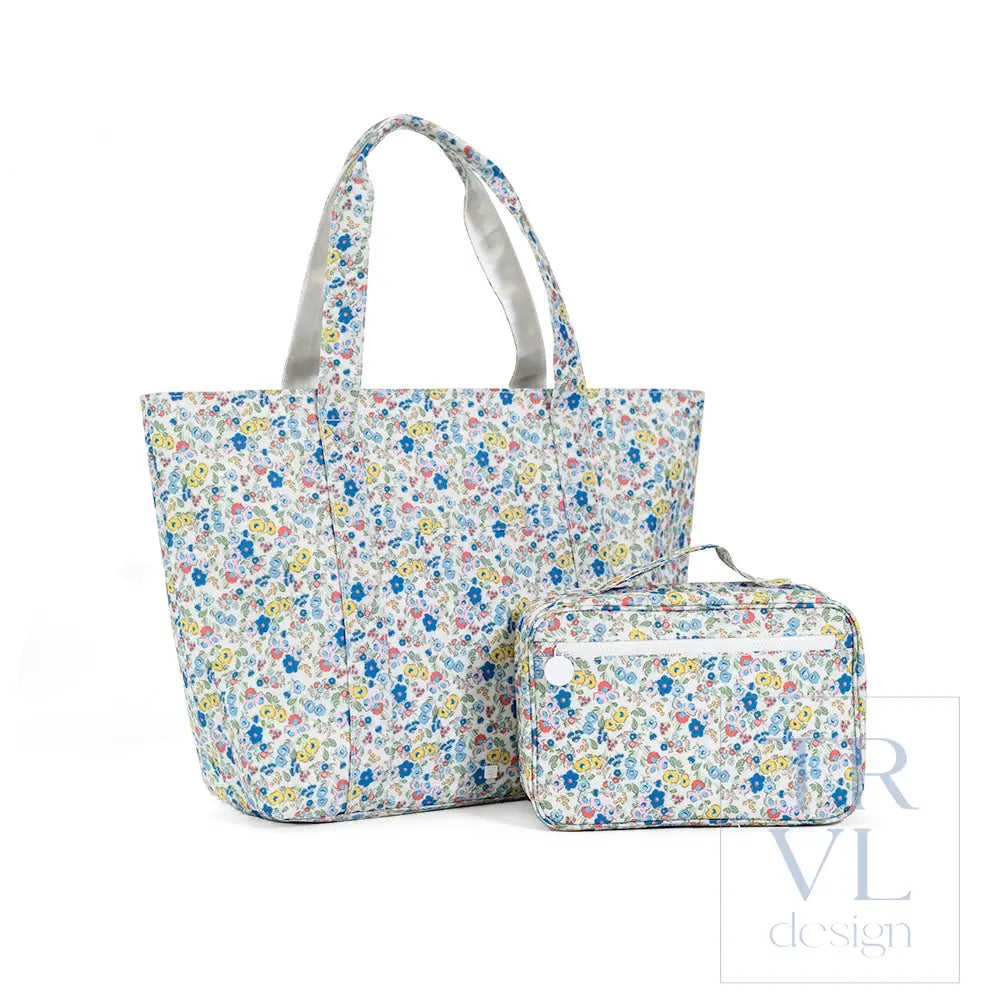 Jumbo Tote + Bundle Up Set - Posies - Tote Bags