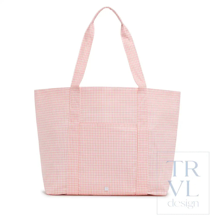 Jumbo Tote - Gingham Taffy - Tote Bags