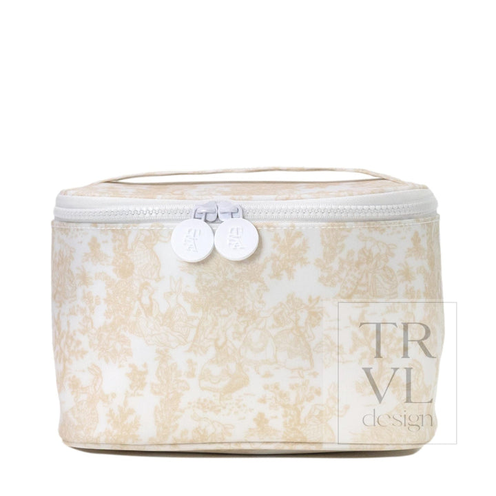 KIT CASE - BUNNY TOILE SAND - Cosmetic &amp; Toiletry Bags