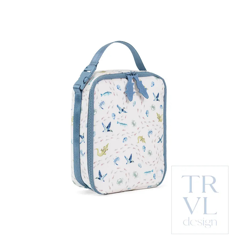 LUNCH BOX Insulated Lunch Bag - COASTAL TIDE - Lunch Bags