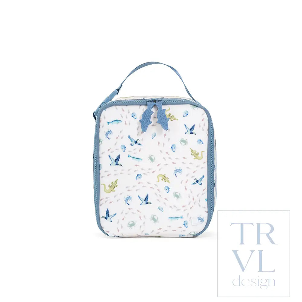 LUNCH BOX Insulated Lunch Bag - COASTAL TIDE - Lunch Bags