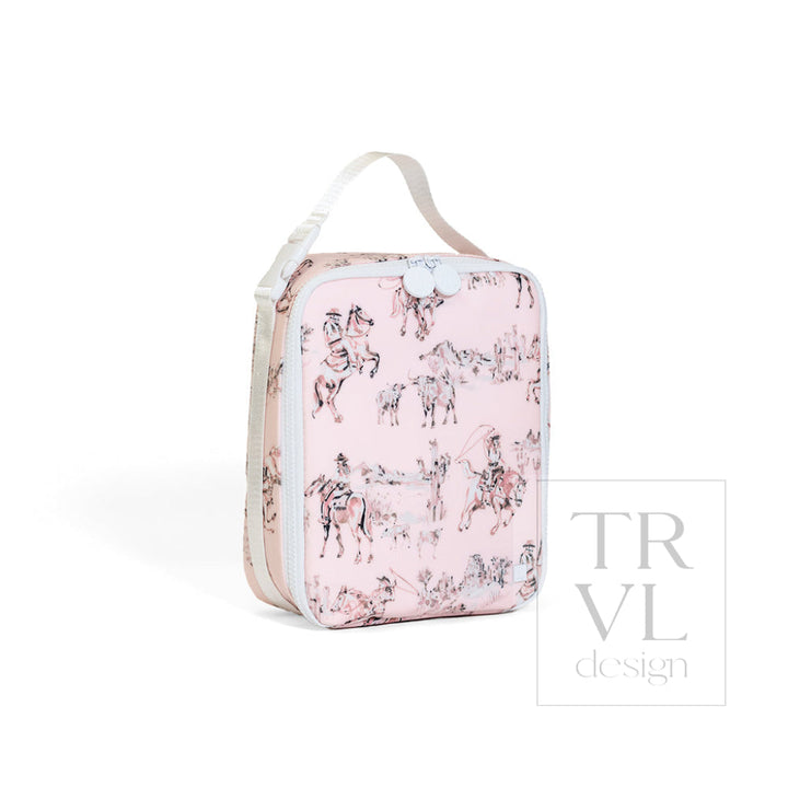 LUNCH BOX Insulated Lunch Bag - COWGIRL TOILE - Lunch Bags