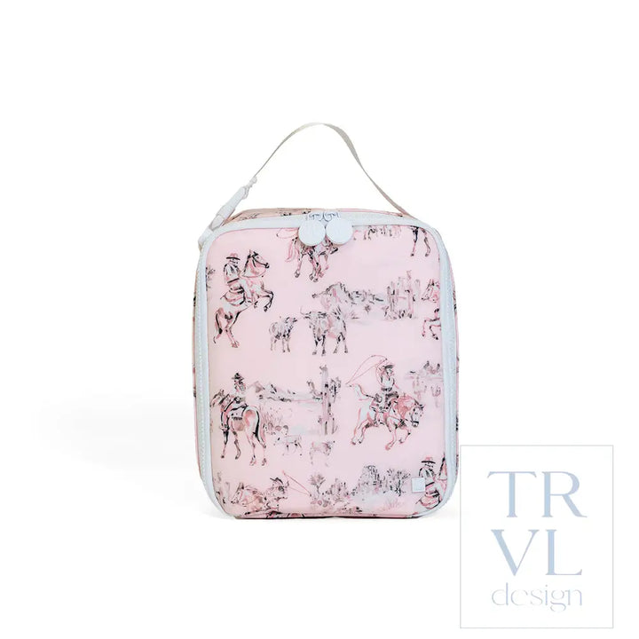 LUNCH BOX Insulated Lunch Bag - COWGIRL TOILE - Lunch Bags