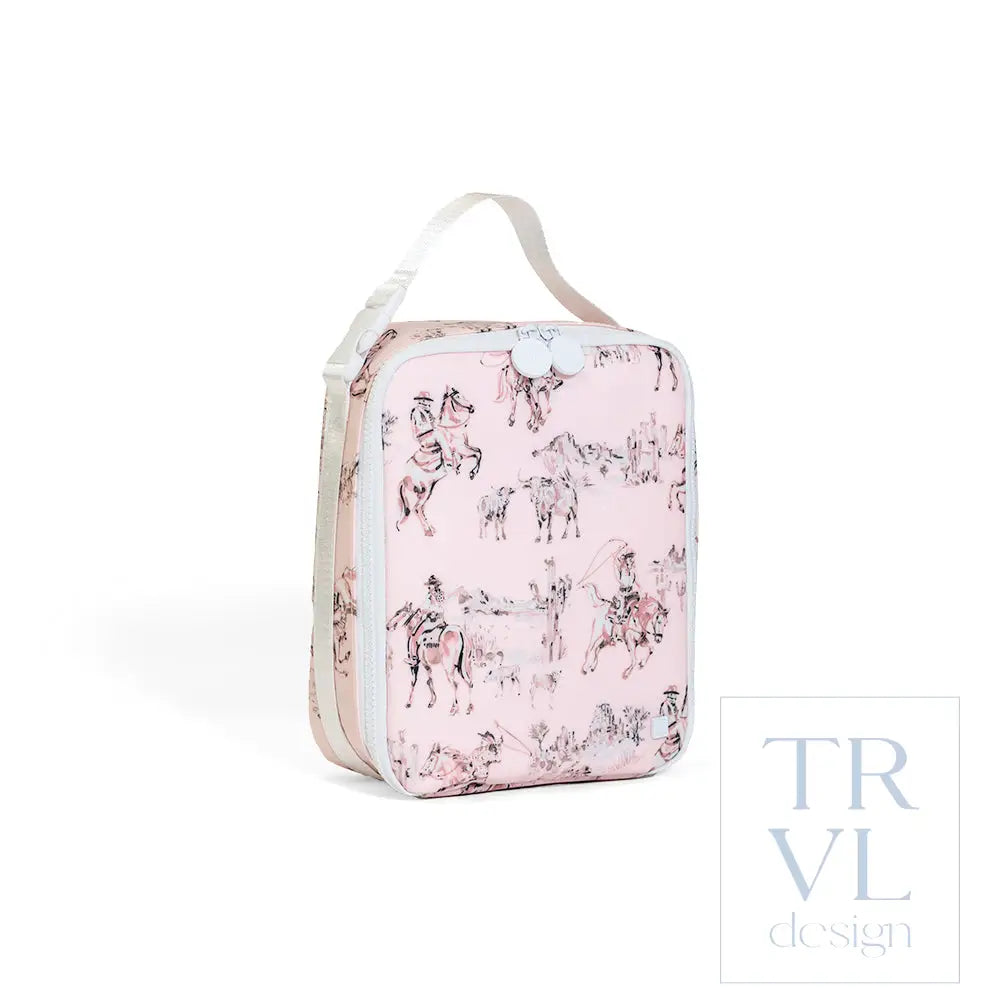 LUNCH BOX Insulated Lunch Bag - COWGIRL TOILE - Lunch Bags