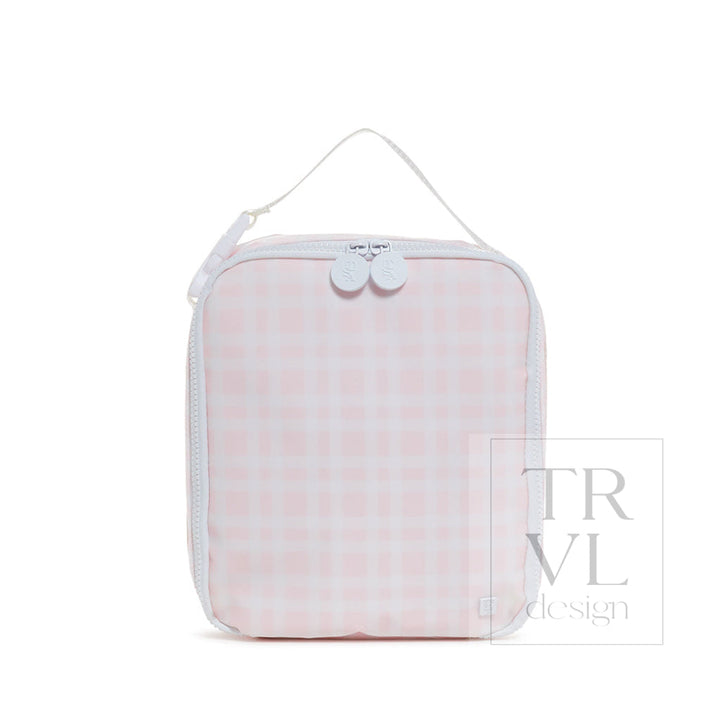 Lunch Box Insulated Lunch Bag - Pimlico Plaid Pink *New Shape! Bags