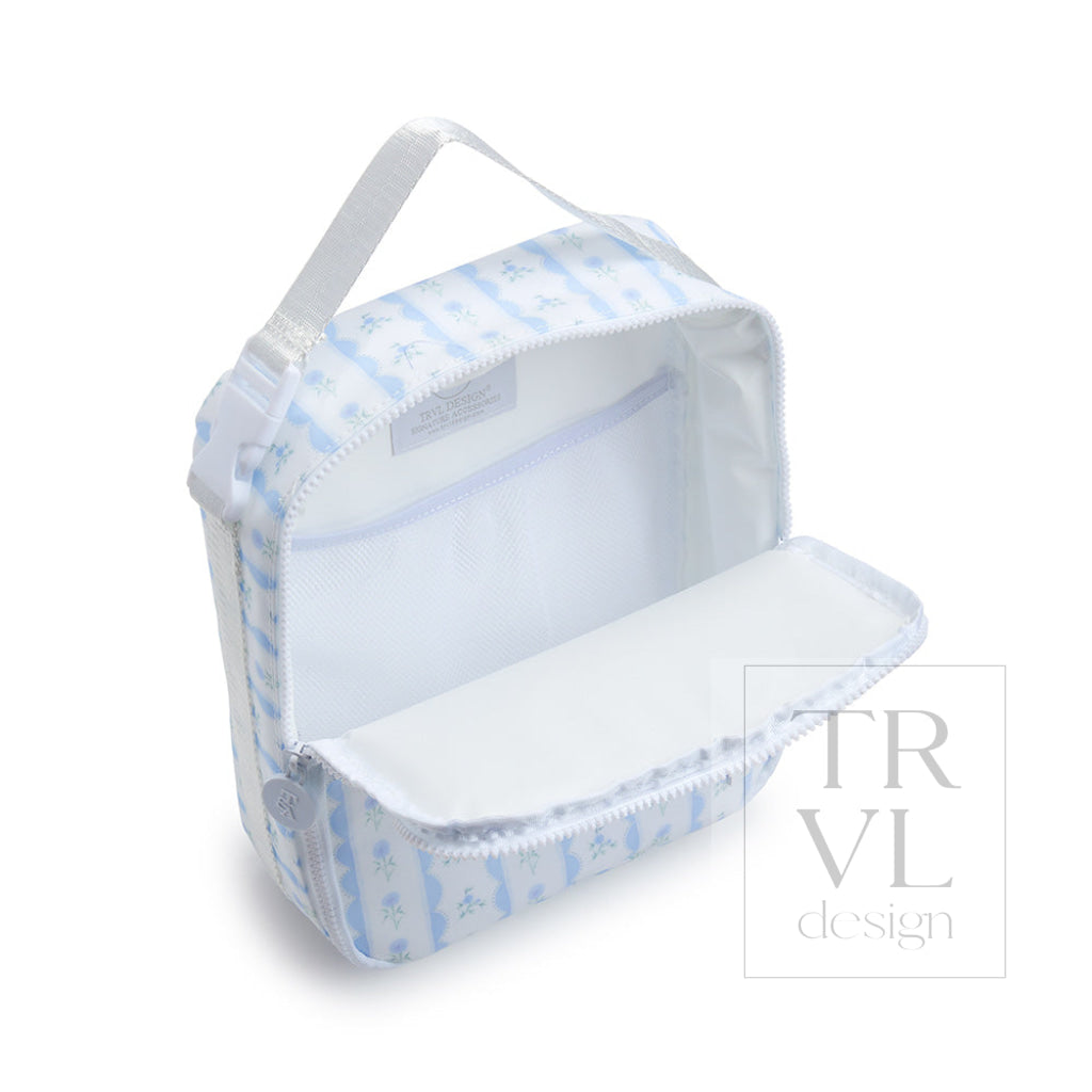 Lunch Box Insulated Lunch Bag - Ribbon Floral Blue *New! Bags