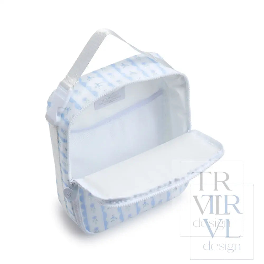 Lunch Box Insulated Lunch Bag - Ribbon Floral Blue *New! Bags