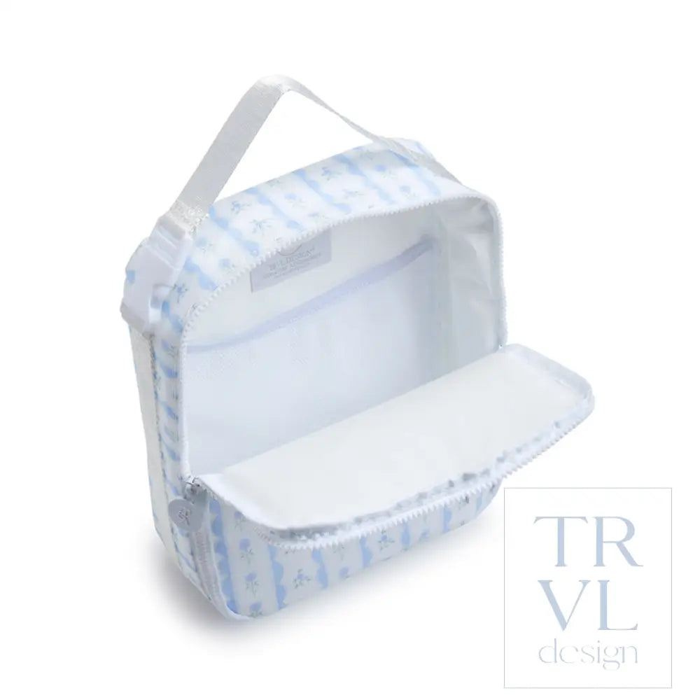 Lunch Box Insulated Lunch Bag - Pimlico Plaid Blue *New Shape! Bags