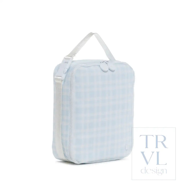 Lunch Box Insulated Lunch Bag - Pimlico Plaid Blue *New Shape! Bags