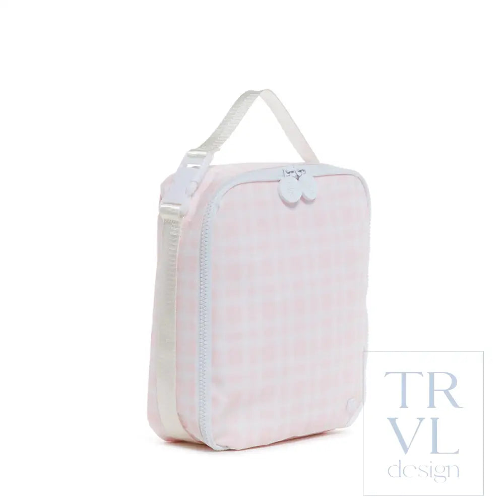 Lunch Box Insulated Lunch Bag - Pimlico Plaid Pink *New Shape! Bags