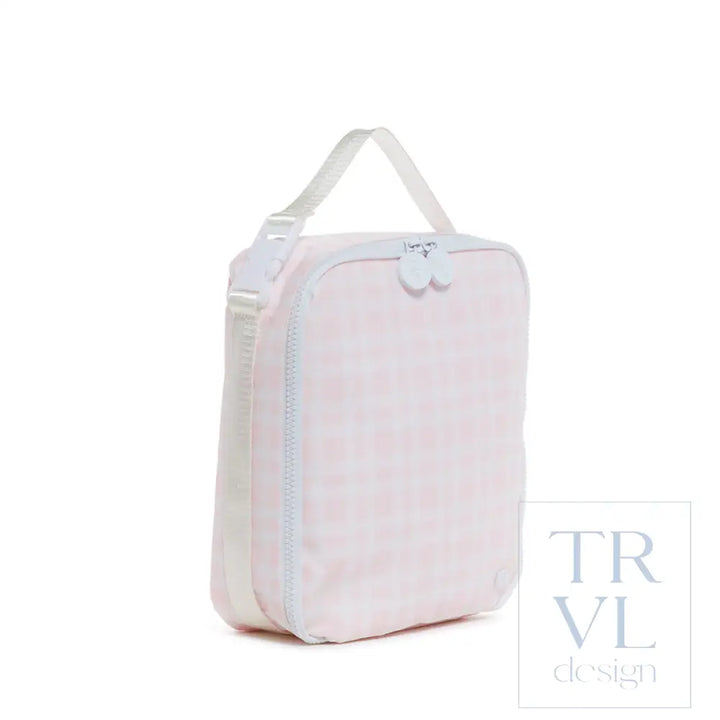 Lunch Box Insulated Lunch Bag - Pimlico Plaid Pink *New Shape! Bags