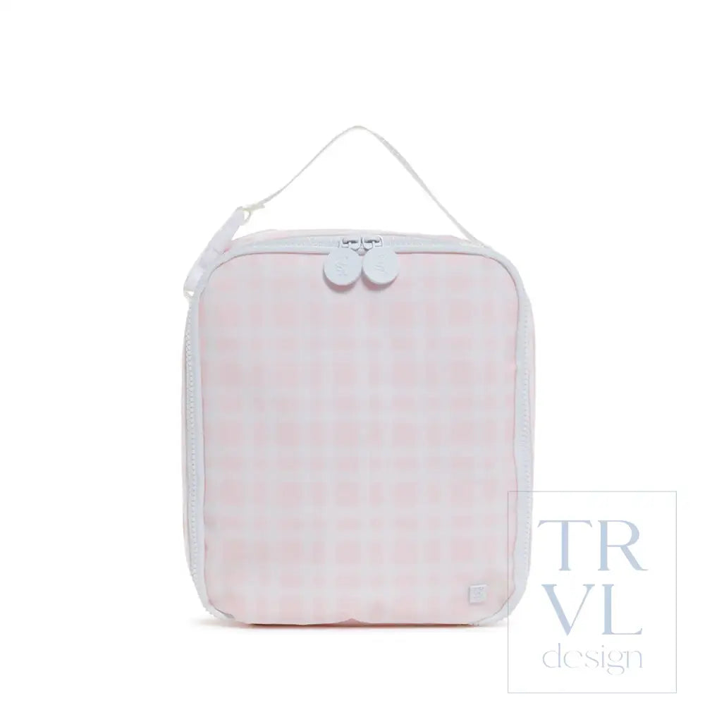 Lunch Box Insulated Lunch Bag - Pimlico Plaid Pink *New Shape! Bags