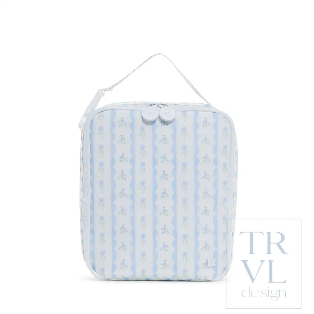 Lunch Box Insulated Lunch Bag - Ribbon Floral Blue *New! Bags