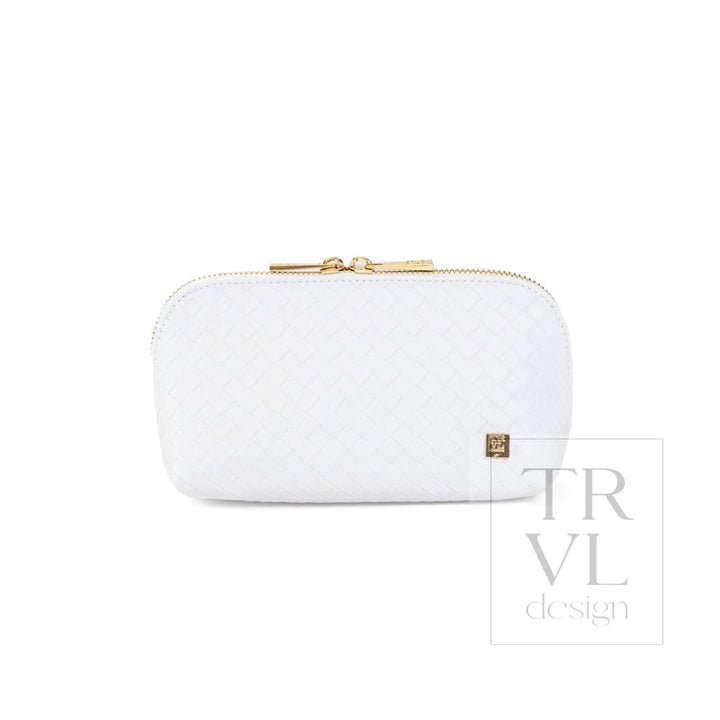 LUXE DUO CASE - WOVEN BLANC - Cosmetic &amp; Toiletry Bags
