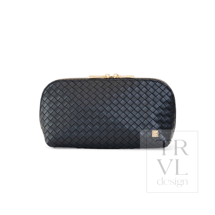 LUXE DUO CASE - WOVEN JET - Cosmetic &amp; Toiletry Bags