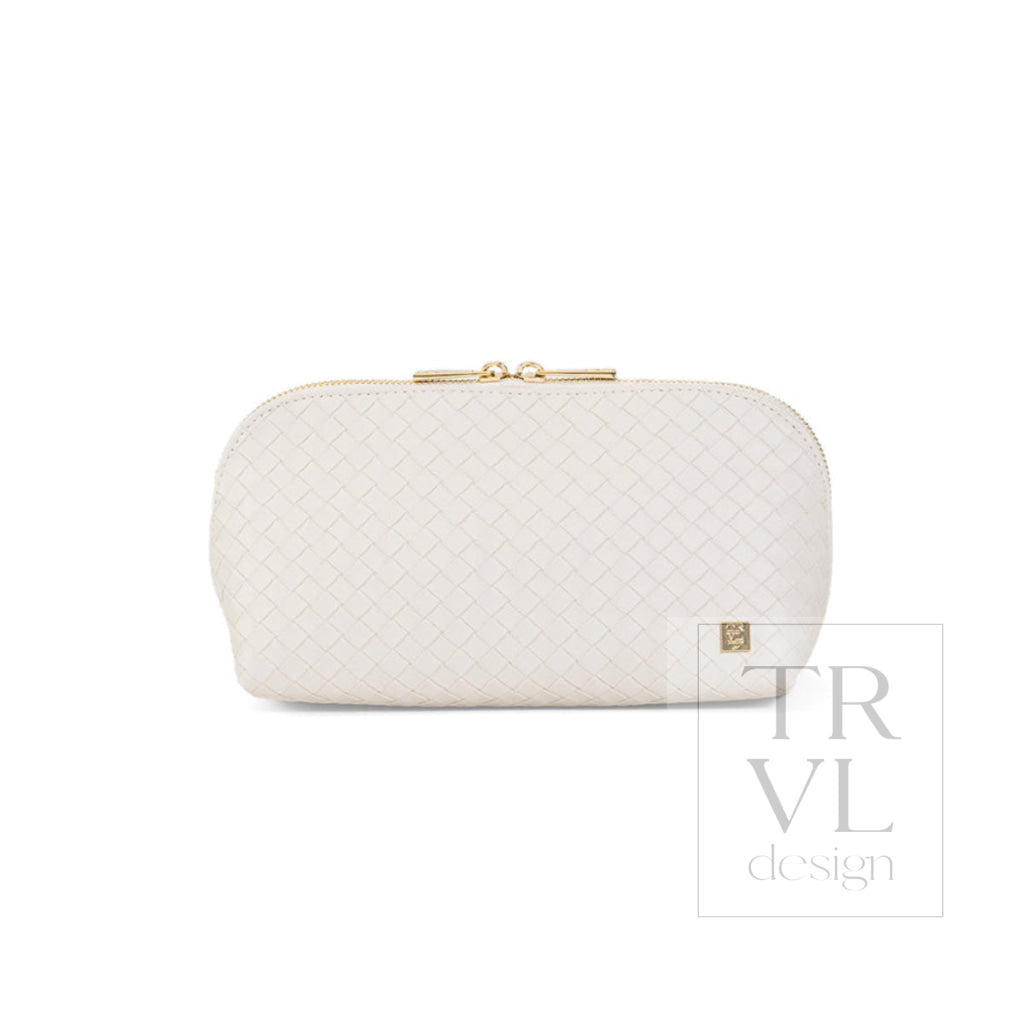 LUXE DUO CASE - WOVEN SAND - Cosmetic &amp; Toiletry Bags