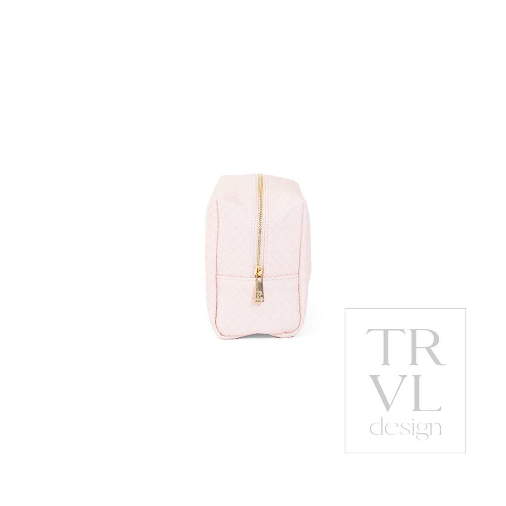 LUXE EVERYDAY Cosmetic Bag - WOVEN SHELL - Cosmetic &amp; Toiletry Bags