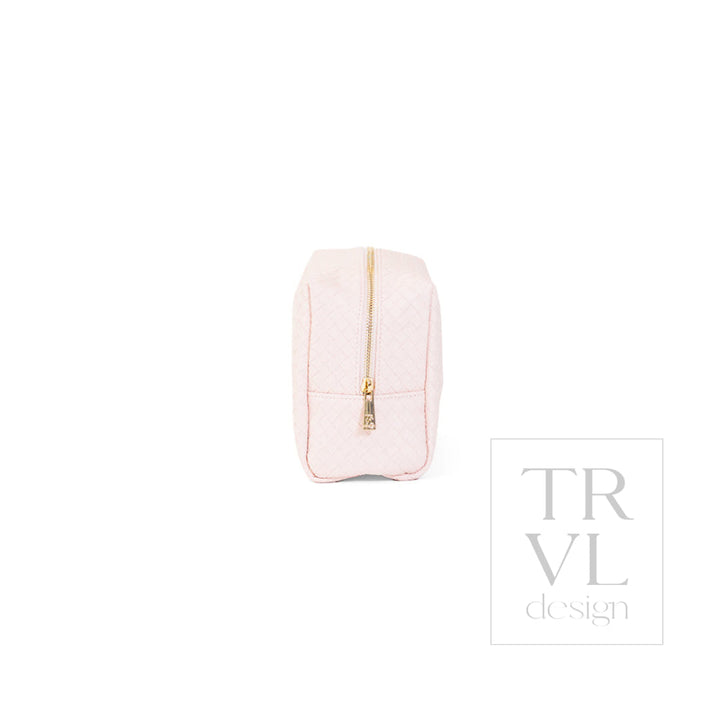 LUXE EVERYDAY Cosmetic Bag - WOVEN SHELL - Cosmetic &amp; Toiletry Bags