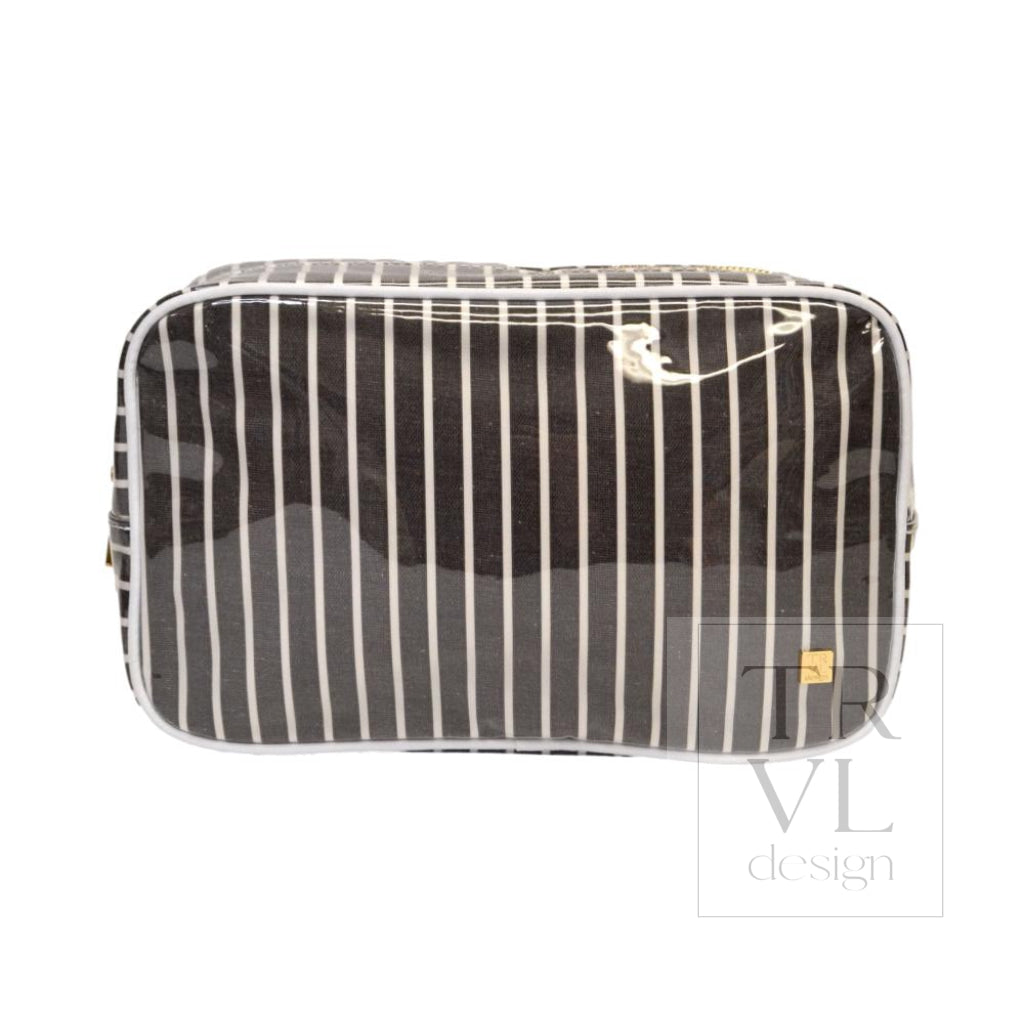 LUXE GLOSS OVERLAY XL GLAM + GO GLAM COASTAL SET - JET STRIPE - Cosmetic &amp; Toiletry Bags