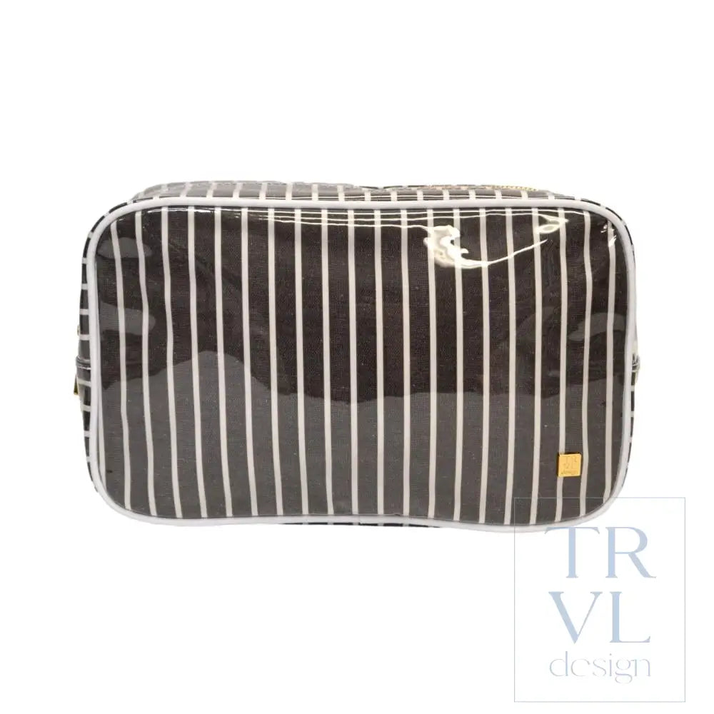 LUXE GLOSS OVERLAY XL GLAM + GO GLAM COASTAL SET - JET STRIPE - Cosmetic & Toiletry Bags
