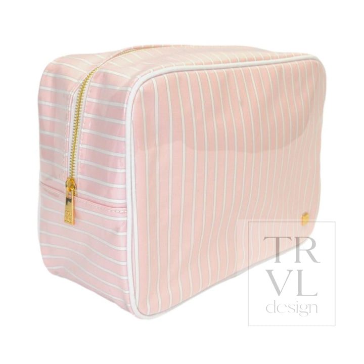 LUXE GLOSS OVERLAY XL GLAM + GO GLAM COASTAL SET - SHELL STRIPE - Cosmetic &amp; Toiletry Bags