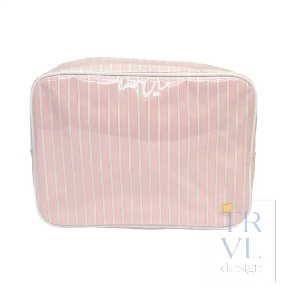 LUXE GLOSS OVERLAY XL GLAM + GO GLAM COASTAL SET - SHELL STRIPE - Cosmetic & Toiletry Bags