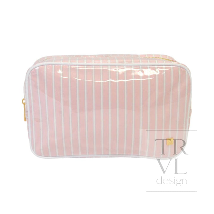 LUXE GLOSS OVERLAY XL GLAM + GO GLAM COASTAL SET - SHELL STRIPE - Cosmetic &amp; Toiletry Bags