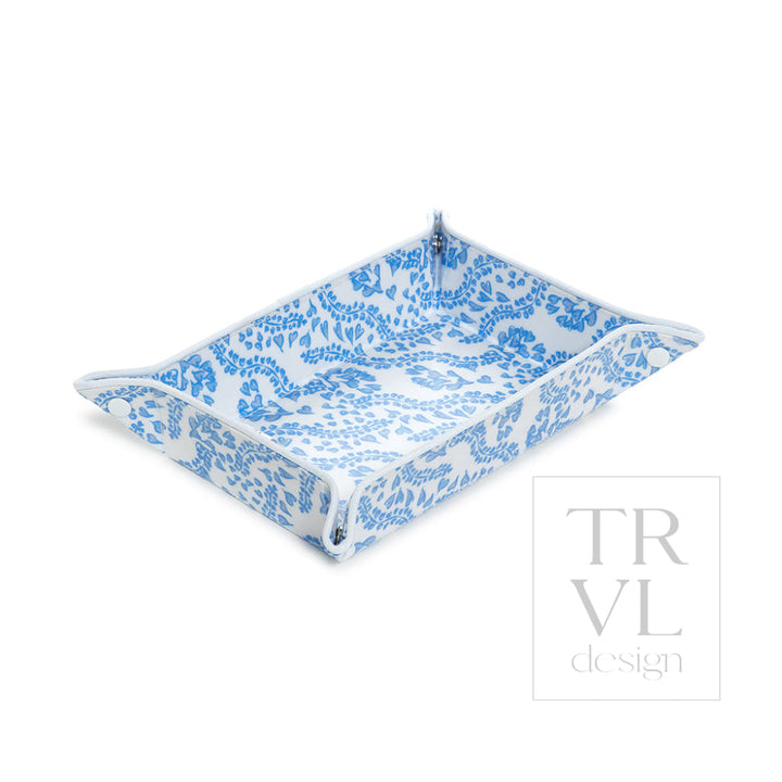 Luxe Gloss Tray Set - All Heart Blue Cosmetic &amp; Toiletry Bags