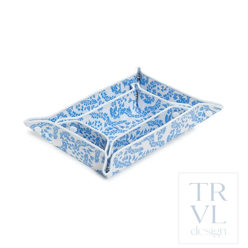 Luxe Gloss Tray Set - All Heart Blue Cosmetic & Toiletry Bags