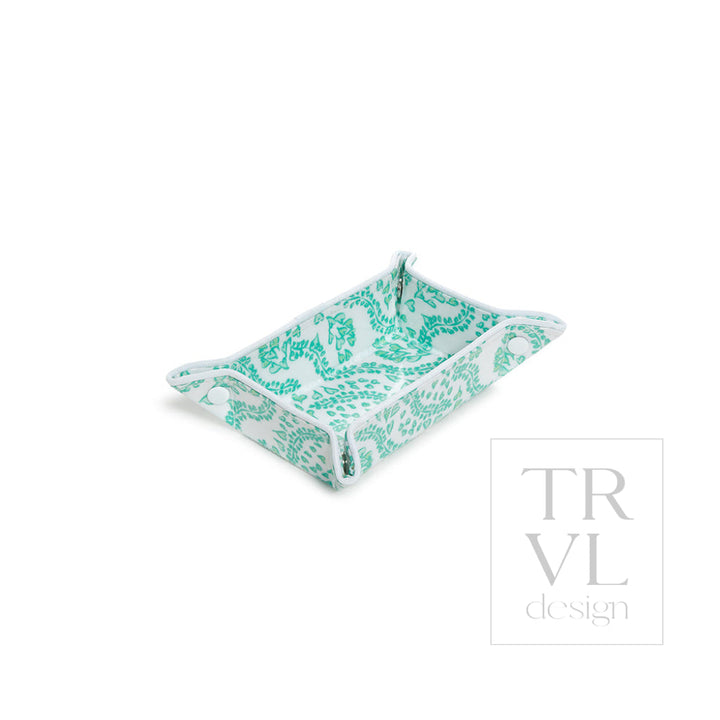Luxe Gloss Tray Set - All Heart Kelly Green Cosmetic &amp; Toiletry Bags