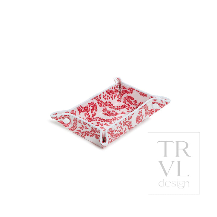 Luxe Gloss Tray Set - All Heart Red Cosmetic &amp; Toiletry Bags