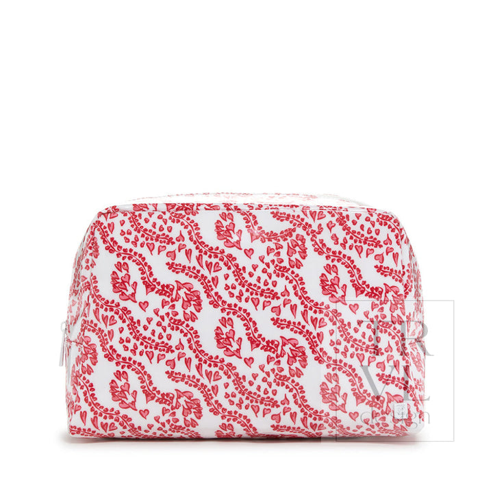 Luxe Gloss Wash Bag Large - All Heart Red *New! Cosmetic &amp; Toiletry Bags