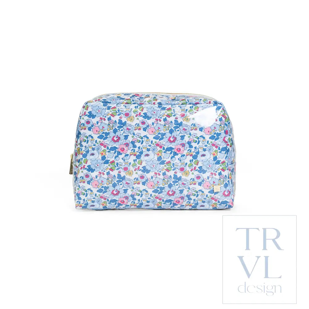 Luxe Gloss Wash Bag Set - Bridgehampton Floral - Cosmetic & Toiletry Bags