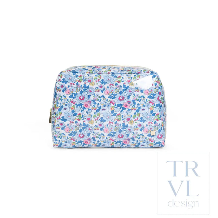 Luxe Gloss Wash Bag Set - Bridgehampton Floral - Cosmetic & Toiletry Bags