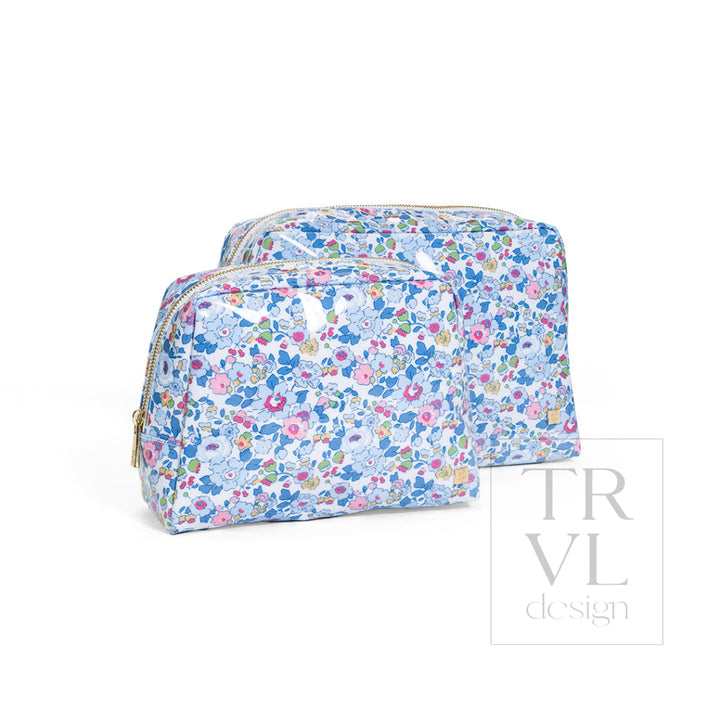 LUXE GLOSS WASH BAG SET - BRIDGEHAMPTON FLORAL - Cosmetic &amp; Toiletry Bags