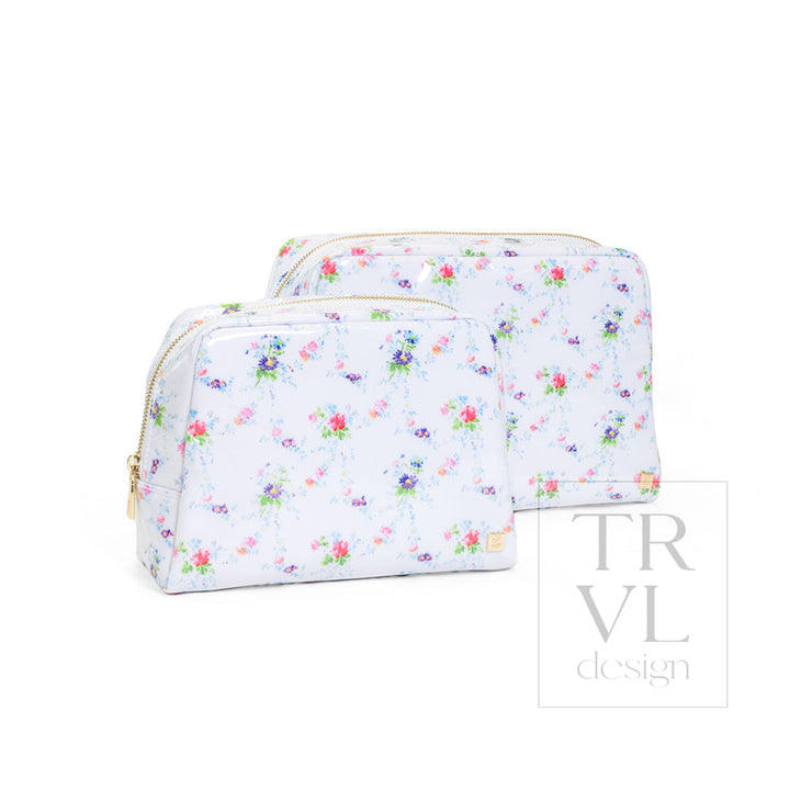 LUXE GLOSS WASH BAG SET - JULIETTE FLORAL - Cosmetic &amp; Toiletry Bags