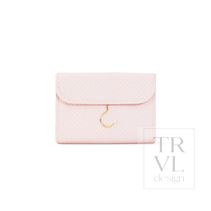 LUXE Hanging Toiletry Case - WOVEN SHELL - Cosmetic &amp; Toiletry Bags