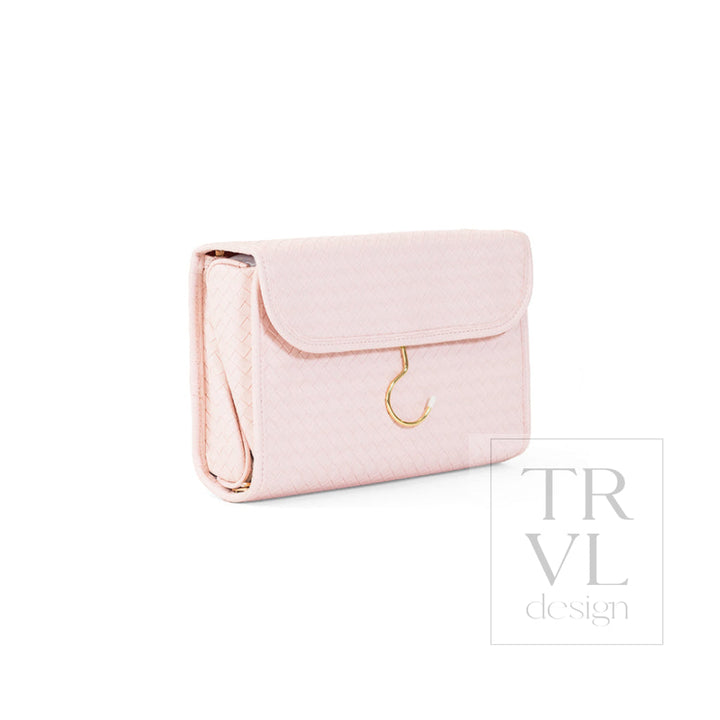LUXE Hanging Toiletry Case - WOVEN SHELL - Cosmetic &amp; Toiletry Bags