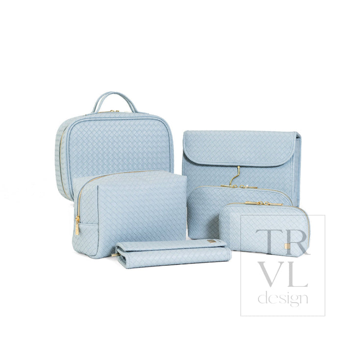 LUXE Hanging Toiletry Case - WOVEN SURF - Cosmetic &amp; Toiletry Bags
