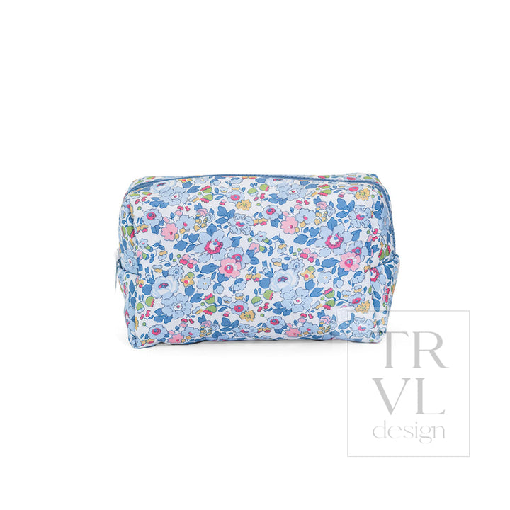 LUXE PUFFER COSMETIC BAG - BRIDGEHAMPTON FLORAL - Cosmetic &amp; Toiletry Bags