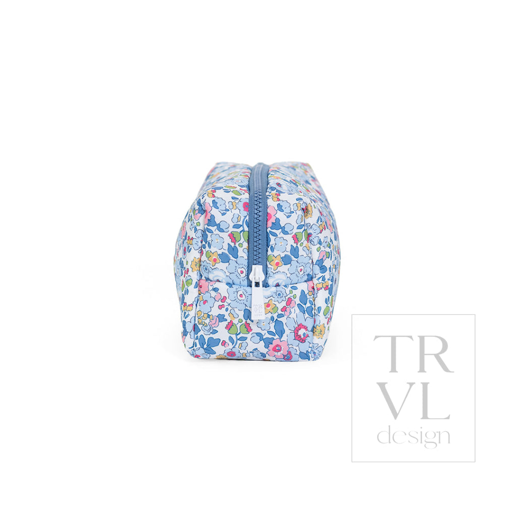 LUXE PUFFER COSMETIC BAG - BRIDGEHAMPTON FLORAL - Cosmetic &amp; Toiletry Bags