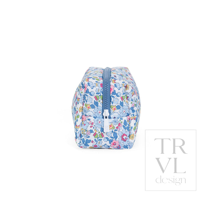 LUXE PUFFER COSMETIC BAG - BRIDGEHAMPTON FLORAL - Cosmetic &amp; Toiletry Bags