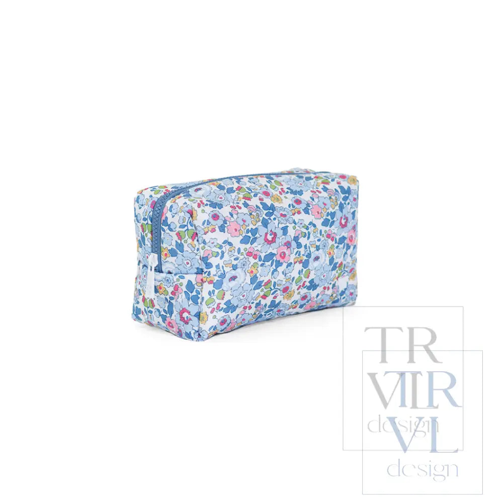 LUXE PUFFER COSMETIC BAG - BRIDGEHAMPTON FLORAL - Cosmetic & Toiletry Bags
