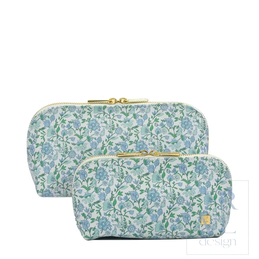 LUXE DUO CASE - HAMPTONS FLORAL - Cosmetic & Toiletry Bags
