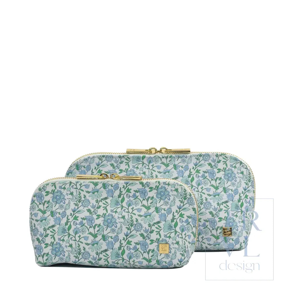 LUXE DUO CASE - HAMPTONS FLORAL - Cosmetic &amp; Toiletry Bags