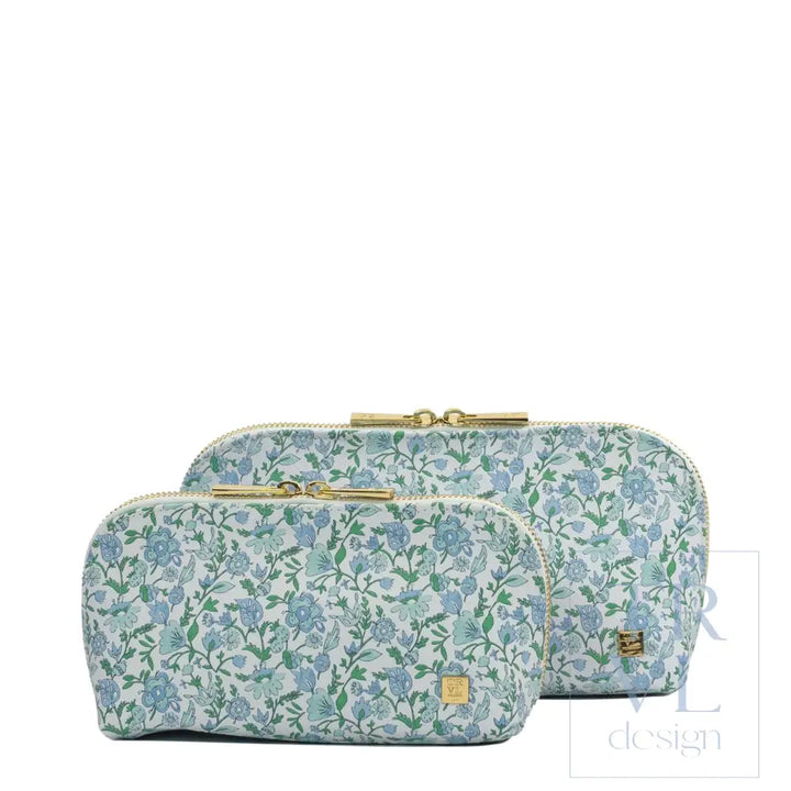 LUXE DUO CASE - HAMPTONS FLORAL - Cosmetic &amp; Toiletry Bags